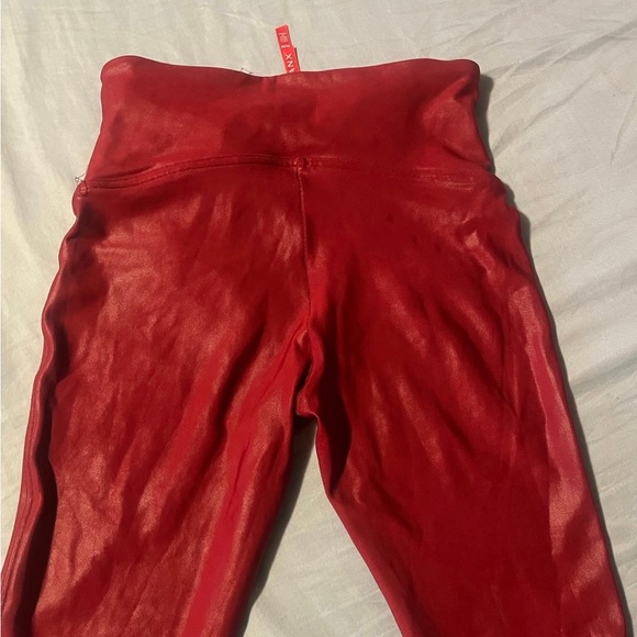 Spanx Crimson red faux leggings - Picture 5 of 6